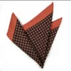 100% Silk Pocket Square - Salmon & Brown Polka Dot 12.5in X 12.5in -Fashion Formal Wear Store 001 18a 16438.1609426946