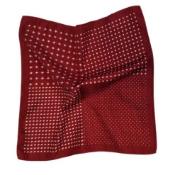 100% Silk Pocket Square - Ruby Red & White Dots & Fleur De Lis 12.5in 14 100% Silk Pocket Square - Ruby Red & White Dots & Fleur De Lis 12.5in -Fashion Formal Wear Store 0048 6 12464.1634669861