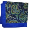 100% Silk Pocket Square -Royal Blue, Navy & Green Paisley Design 12.5 X 12.5 2 100% Silk Pocket Square -Royal Blue, Navy & Green Paisley Design 12.5 X 12.5 -Fashion Formal Wear Store 10 06359.1603318282