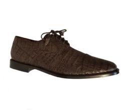 Los Altos Genuine Caiman Belly Cap Toe Dress Shoe - Brown -Fashion Formal Wear Store 20190604 111127 19512.1559706127