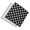 2 Pack Men's 100% Cotton Plain & Polka Dot Pocket Squares - Black 1 2 Pack Men's 100% Cotton Plain & Polka Dot Pocket Squares - Black -Fashion Formal Wear Store 20220512 1245531 79933.1652387405