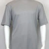 Bassiri Short Sleeve Mock Neck Ribbed Jersey Knit Tee - Grey -Fashion Formal Wear Store 218 grey orig 34505.1592549257