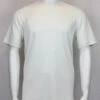 Bassiri Short Sleeve Mock Neck Ribbed Jersey Knit Tee - Ivory -Fashion Formal Wear Store 218 ivory orig 55252.1592549563