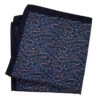 100% Silk Pocket Square - Dark Blue Small Paisley Design 12.5 X 12.5 -Fashion Formal Wear Store 29 06159.1603688168