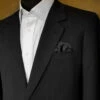 Pre-Folded Dotted Pocket Square Insert - Black 1 Pre-Folded Dotted Pocket Square Insert - Black -Fashion Formal Wear Store 2 76453.1622053641