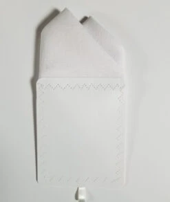 White Linen Blend Pre-Folded Pocket Square Handkerchief Insert - 2 Point -Fashion Formal Wear Store 2 pt white linen 3 35801.1684531658