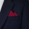 Burgundy 100% Cotton Pre-Folded Pocket Square Handkerchief Insert - 2 Point 1 Burgundy 100% Cotton Pre-Folded Pocket Square Handkerchief Insert - 2 Point -Fashion Formal Wear Store 2pt burgundy a 04402.1658256223