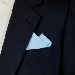 100% Light Blue Cotton Pre-Folded Pocket Square Handkerchief Insert - 2 Point 10 100% Light Blue Cotton Pre-Folded Pocket Square Handkerchief Insert - 2 Point -Fashion Formal Wear Store 2pt solid Blue 3 78470.1650124919