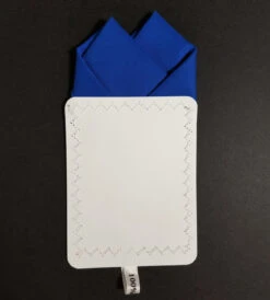 Royal Blue 100% Cotton Pre-Folded Pocket Square Handkerchief Insert - 2 Point 10 Royal Blue 100% Cotton Pre-Folded Pocket Square Handkerchief Insert - 2 Point -Fashion Formal Wear Store 2pt solid Royal 3 64762.1651165362