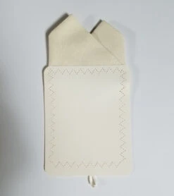 100% Ivory Cotton Pre-Folded Pocket Square Handkerchief Insert - 2 Point -Fashion Formal Wear Store 2pt solid ivory4 14165.1650124834