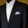 Pre-Folded Dotted Pocket Square Insert - Lavender -Fashion Formal Wear Store 3 64654.1622053727