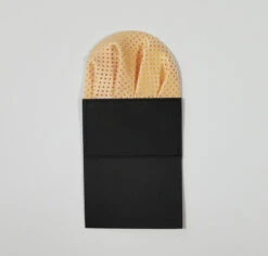 Pre-Folded Dotted Pocket Square Insert - Marigold -Fashion Formal Wear Store 4a 45530.1622053811