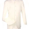 Lucci Banded Collar Fashion Suit - Ivory -Fashion Formal Wear Store 5ht IV 99132.1533365292
