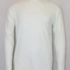 Bassiri Long Sleeve Ribbed Jersey Knit Tee - Ivory