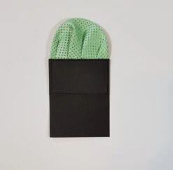 Pre-Folded Dotted Pocket Square Insert - Light Green 7 Pre-Folded Dotted Pocket Square Insert - Light Green -Fashion Formal Wear Store 6a 36768.1622053880