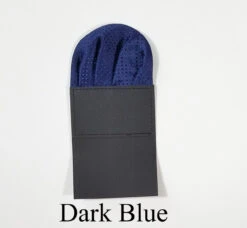 Pre-Folded Dotted Pocket Square Insert - Dark Blue -Fashion Formal Wear Store 8a darkblue 12494.1622053978