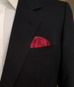 Antonio Ricci 2-in-1 Pouf Round Pocket Square - Dark Blue On Dark Red 8 Antonio Ricci 2-in-1 Pouf Round Pocket Square - Dark Blue On Dark Red -Fashion Formal Wear Store 91 3 94049.1631721439