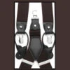 Antonia Convertible Button & Clip Stretch Brace - Suspenders - Brown -Fashion Formal Wear Store ACC SUS101 17 38129.1574204100