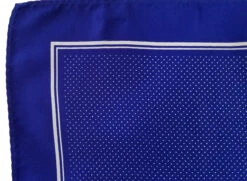 100% Silk Pocket Square - Royal Blue & White Tiny Polka Dots 12.5in X 12.5in 10 100% Silk Pocket Square - Royal Blue & White Tiny Polka Dots 12.5in X 12.5in -Fashion Formal Wear Store ALPK 001 21 3 85743.1609426960