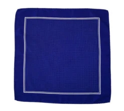 100% Silk Pocket Square - Royal Blue & White Tiny Polka Dots 12.5in X 12.5in 9 100% Silk Pocket Square - Royal Blue & White Tiny Polka Dots 12.5in X 12.5in -Fashion Formal Wear Store ALPK 001 21 05188.1609426960