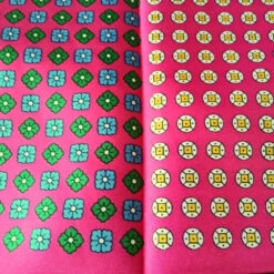 100% Silk Pocket Square -Hot Pink Paisley & Floral Design 12.5 X 12.5 -Fashion Formal Wear Store ALPK DF025 4 96021.1591823843