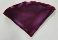 Antonio Ricci 2-in-1 Pouf Round Pocket Square - Red On Plum Purple 14 Antonio Ricci 2-in-1 Pouf Round Pocket Square - Red On Plum Purple -Fashion Formal Wear Store AR PKS HR 123 3 05275.1597096662