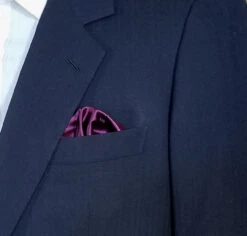 Antonio Ricci 2-in-1 Pouf Round Pocket Square - Red On Plum Purple 13 Antonio Ricci 2-in-1 Pouf Round Pocket Square - Red On Plum Purple -Fashion Formal Wear Store AR PKS HR 123 5 62603.1597096662