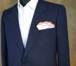 Antonio Ricci 2-in-1 Pouf Round Pocket Square - Orange & Yellow On White -Fashion Formal Wear Store AR PKS HR 154 5 64221.1596826766