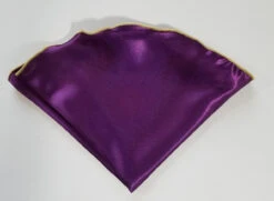 Antonio Ricci 2-in-1 Pouf Round Pocket Square - Light Gold On Purple 11 Antonio Ricci 2-in-1 Pouf Round Pocket Square - Light Gold On Purple -Fashion Formal Wear Store AR PKS HR 209 5 77349.1597351344