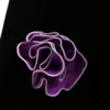 Antonio Ricci 2-in-1 Pouf Round Pocket Square - Lilac On Dark Purple -Fashion Formal Wear Store AR PKS HR 275B 29242.1575933186