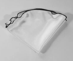 Antonio Ricci 2-in-1 Pouf Round Pocket Square - Black On White -Fashion Formal Wear Store AR PKS HR15 3 06482.1598007339