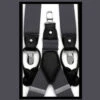 Antonia Convertible Button & Clip Stretch Braces - Suspenders - Charcoal 1 Antonia Convertible Button & Clip Stretch Braces - Suspenders - Charcoal -Fashion Formal Wear Store ATSUSU04 59783.1605350765