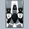 Antonia Convertible Button & Clip Stretch Braces - Suspenders - Silver 2 Antonia Convertible Button & Clip Stretch Braces - Suspenders - Silver -Fashion Formal Wear Store ATSUSU05 78284.1605350848