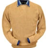 Peru Unlimited Baby Alpaca And Wool Sweatshirt Sweater - Melon