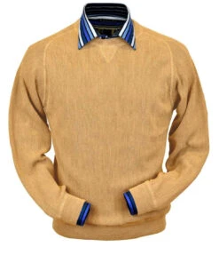 Peru Unlimited Baby Alpaca And Wool Sweatshirt Sweater - Melon