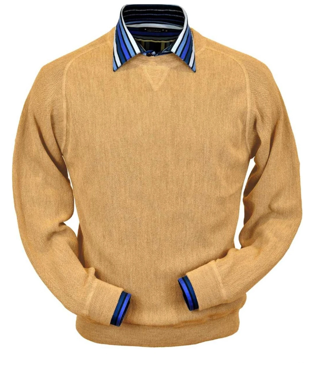 Peru Unlimited Baby Alpaca And Wool Sweatshirt Sweater - Melon 3 Peru Unlimited Baby Alpaca And Wool Sweatshirt Sweater - Melon