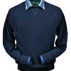 Peru Unlimited Baby Alpaca And Wool Sweatshirt Sweater - Midnight Blue -Fashion Formal Wear Store BASL101 271 97191.1547156534