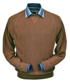 Peru Unlimited Baby Alpaca And Wool Sweatshirt Sweater - Camel