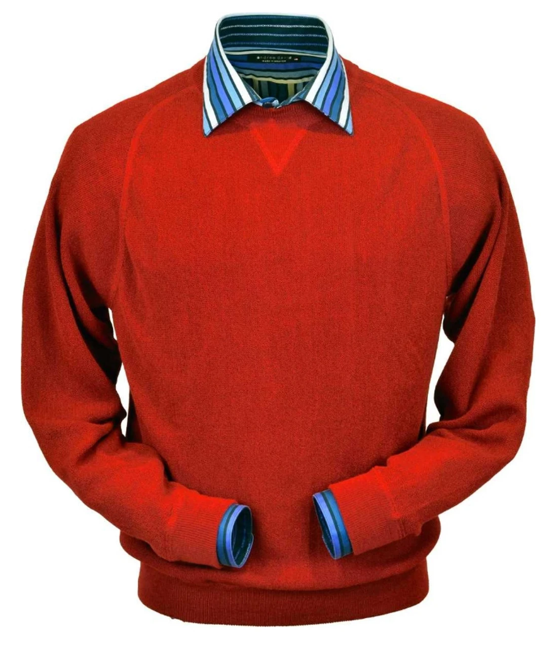 Peru Unlimited Baby Alpaca And Wool Sweatshirt Sweater - Red 3 Peru Unlimited Baby Alpaca And Wool Sweatshirt Sweater - Red