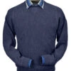 Peru Unlimited Baby Alpaca And Wool Sweatshirt Sweater - Denim -Fashion Formal Wear Store BASL101 857 38780.1547156787