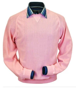 Peru Unlimited Baby Alpaca And Wool Sweatshirt Sweater - Pink