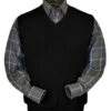 Peru Unlimited Baby Alpaca And Wool Vest - Black -Fashion Formal Wear Store BAVV106 190 44059.1547244190