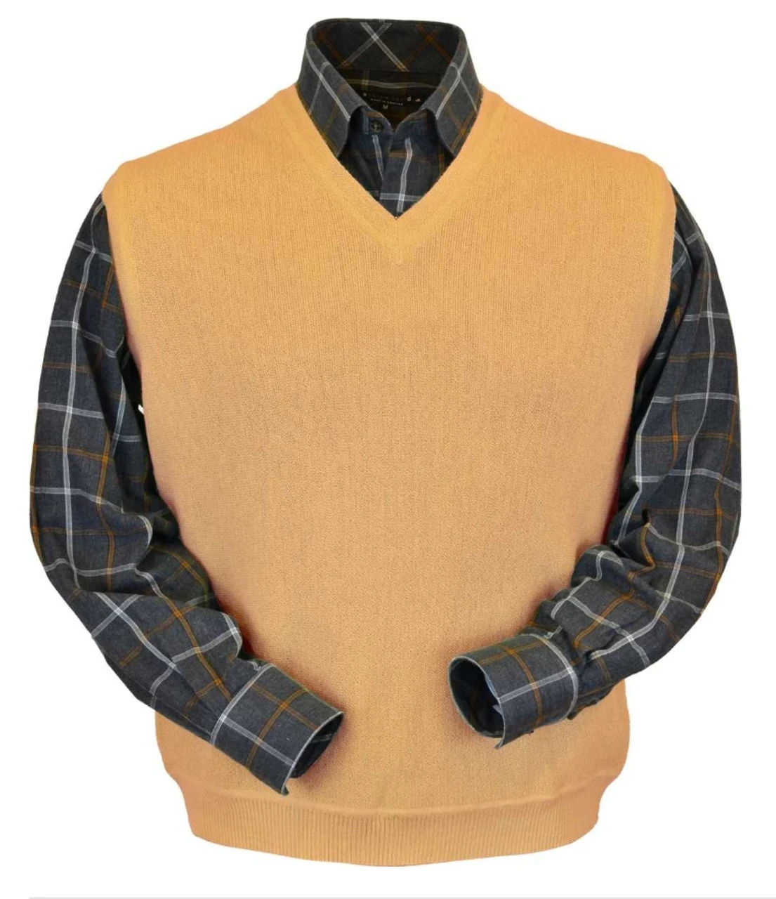 Peru Unlimited Baby Alpaca And Wool Vest - Melon 3 Peru Unlimited Baby Alpaca And Wool Vest - Melon