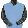 Peru Unlimited Baby Alpaca And Wool Vest - Sky Blue 2 Peru Unlimited Baby Alpaca And Wool Vest - Sky Blue -Fashion Formal Wear Store BAVV106 F92 45477.1547244324