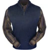 Peru Unlimited Baby Alpaca And Wool Half Zip Vest - Denim Blue 2 Peru Unlimited Baby Alpaca And Wool Half Zip Vest - Denim Blue -Fashion Formal Wear Store BAZMV111 DNBL 37933.1547069769