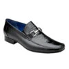 Belvedere Genuine Ostrich Leg & Calf Leather Horsebit Loafer - Black -Fashion Formal Wear Store BEL 1026 B 09272.1667592790