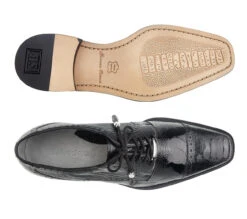 Belvedere Genuine Ostrich Leg Cap-Toe Dress Tie Shoe -Fashion Formal Wear Store BEL 14006 b 2 12112.1521139402