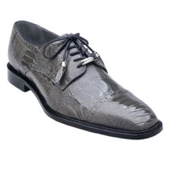 Belvedere Genuine Ostrich Leg Cap-Toe Dress Tie Shoe -Fashion Formal Wear Store BEL 14006 gy 1 46014.1667763892