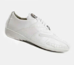 Belvedere Genuine Ostrich Leg And Calf Leather Sneaker -Fashion Formal Wear Store BEL 2010a 11240.1595623803