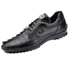 Belvedere Genuine Hornback Crocodile And Calf Leather Sneaker -Fashion Formal Wear Store BEL 336122 B 45967.1521322914